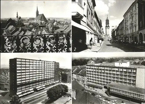 Bautzen Dom Reichenturm Hochhaeuser  Kat. Bautzen