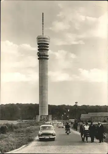Schwerin Neuer Fernsehturm mit Turmcafe Kat. Schwerin
