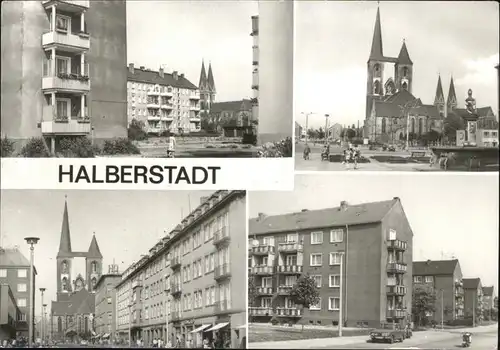 Halberstadt Lindenweg Fischmarkt Breiteweg Clara Zetkin Ring Kat. Halberstadt