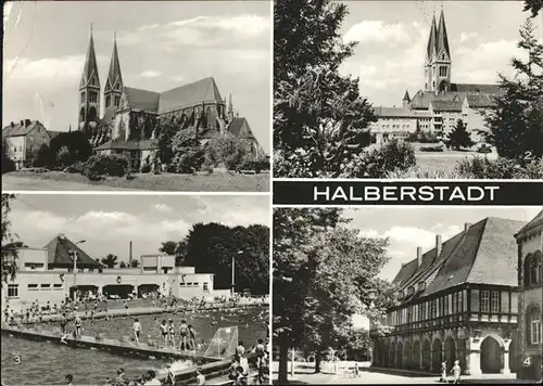 Halberstadt Dom Sommerbad Dompropstei Kat. Halberstadt