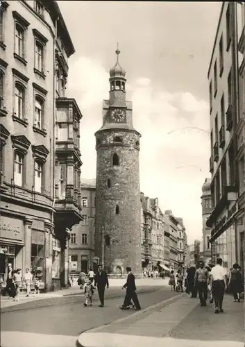 Halle Saale Klement Gottwald Str. Leipziger Turm Kat. Halle