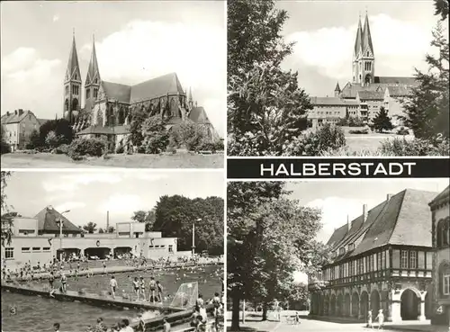 Halberstadt Dom Sommerbad Dompropstei Kat. Halberstadt