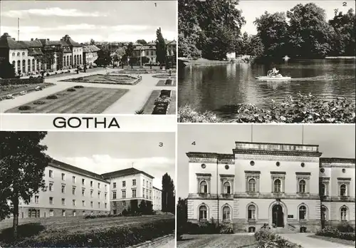 Gotha Thueringen Fachschule Gondelteich Orangerie / Gotha /Gotha LKR