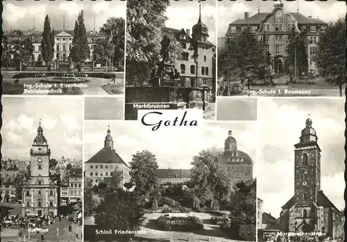 Gotha Thueringen Marktbrunnen Margarethenkirche / Gotha /Gotha LKR