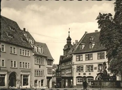 Gotha Thueringen Bruehl Marktbrunnen / Gotha /Gotha LKR