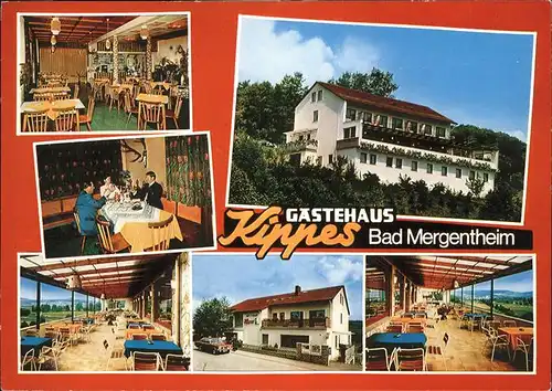 Bad Mergentheim Gaestehaus Kippes Kat. Bad Mergentheim