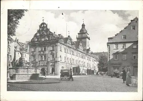 Gotha Thueringen Rathaus Schellenbrunnen / Gotha /Gotha LKR