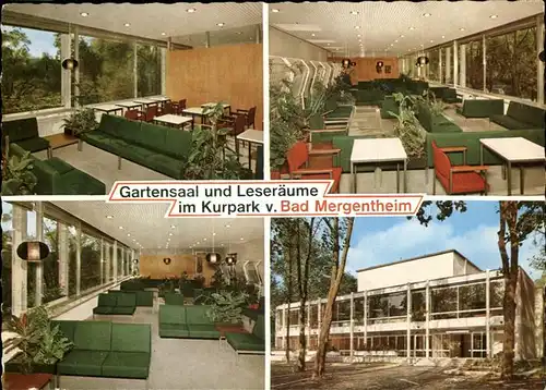 Bad Mergentheim Gartensaal Leseraeume Kurpark Kat. Bad Mergentheim