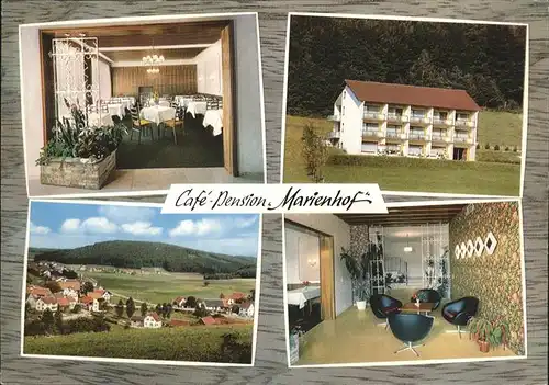 Grasellenbach Hotel Garni Marienhof Karlheinz Unger Kat. Grasellenbach