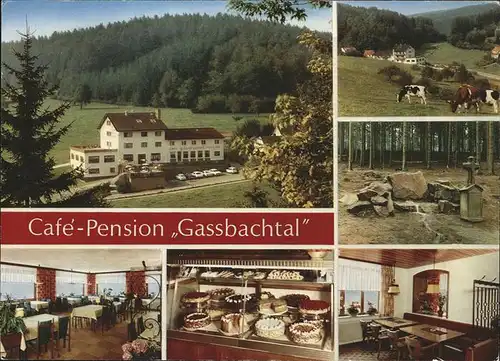 pw11880 Grasellenbach Cafe Pension Gassbachtal Vennemann Kategorie. Grasellenbach Alte Ansichtskarten