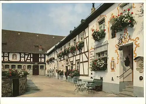 pw12045 Koenigstein Taunus Klostergut Rettershof Cafe Restaurant Kategorie. Koenigstein im Taunus Alte Ansichtskarten