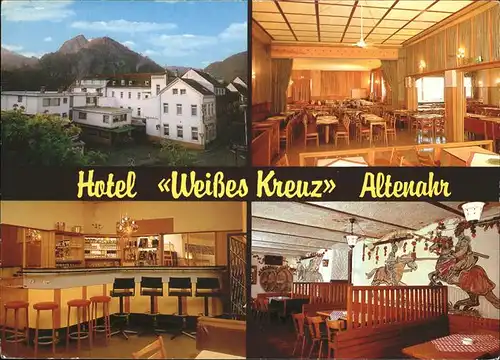 Altenahr Hotel Weisses Kreuz Familie Hoppe Kat. Altenahr