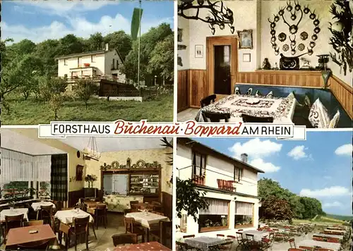 Boppard Forsthaus Buchenau H. Hoehn Kat. Boppard