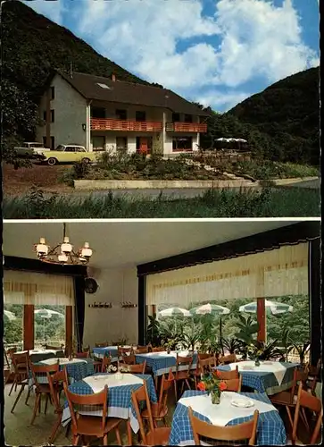 Boppard Restaurant Pension Haus am Wald Schuster Corell Kat. Boppard