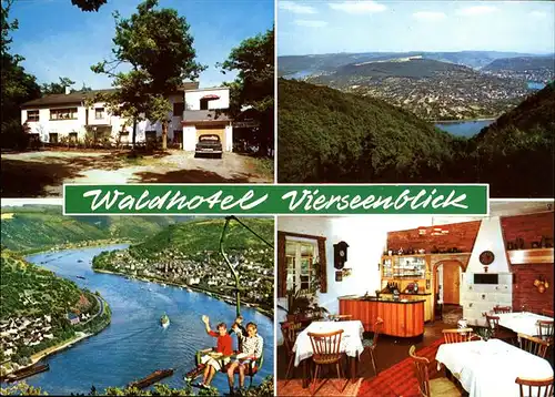 Boppard Waldhotel Vierseenblick Sessellift Kat. Boppard