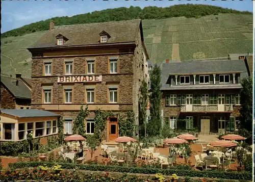 Cochem Cond Hotel Weinstube Brixiade Terrasse Fam. Brixius Kat. Cochem