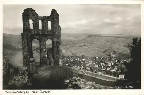 Traben-Trarbach Ruine Graefinburg Kat. Traben-Trarbach