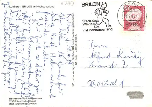 Brilon Teilansicht Kat. Brilon