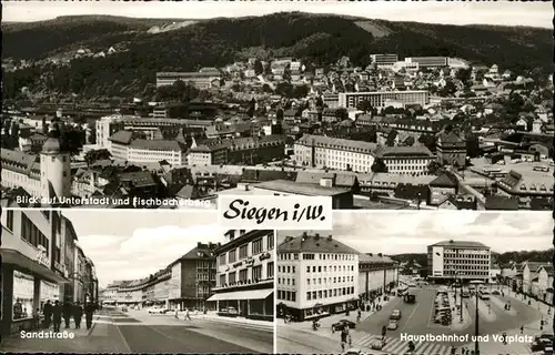 Siegen Westfalen Hauptbahnhof Vorplatz Fischbacherberg Sandstr. / Siegen /Siegen-Wittgenstein LKR