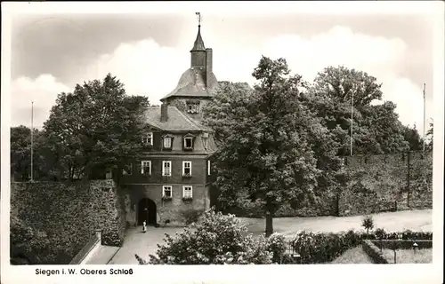 Siegen Westfalen Oberes Schloss / Siegen /Siegen-Wittgenstein LKR