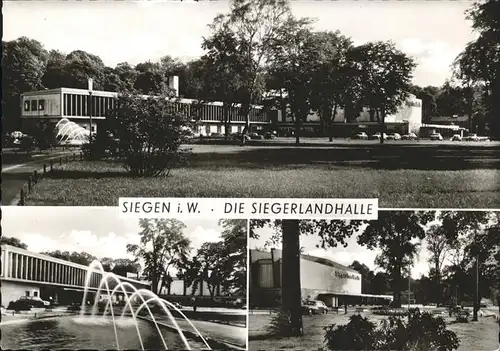 Siegen Westfalen Siegerlandhalle / Siegen /Siegen-Wittgenstein LKR