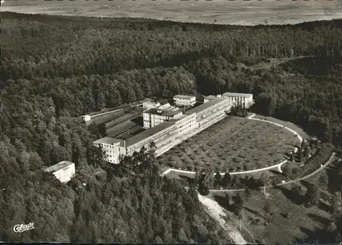 Marburg Lahn Sanatorium Sonnenblick Flugaufnahme Kat. Marburg