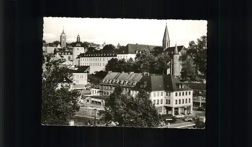 Siegen Westfalen Siegbruecke Unteres Schloss Martinikirche / Siegen /Siegen-Wittgenstein LKR