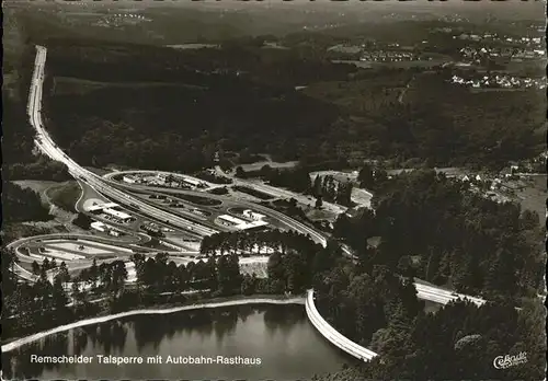 Remscheid Remscheider Talsperre Autobahn Rasthaus Kat. Remscheid