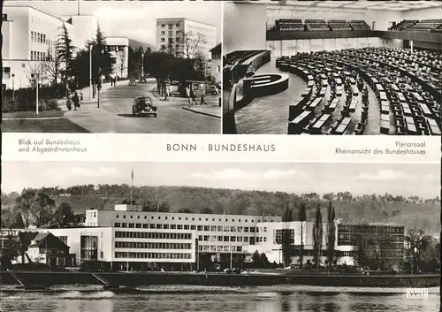Bonn Rhein Bundeshaus / Bonn /Bonn Stadtkreis