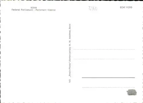 Bonn Rhein Bundeshaus / Bonn /Bonn Stadtkreis
