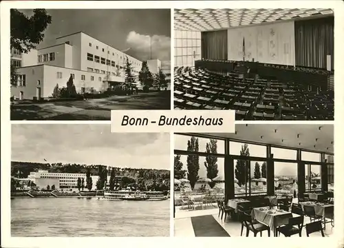 Bonn Rhein Bundeshaus / Bonn /Bonn Stadtkreis