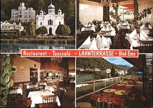Bad Ems Restaurant Tanzcafe Lahnterrasse Kat. Bad Ems
