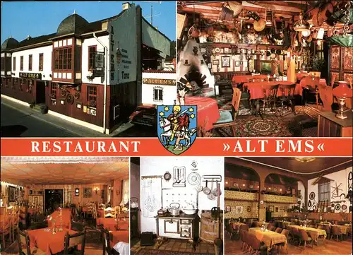 Bad Ems Restaurant Alt Ems Wappen Kat. Bad Ems