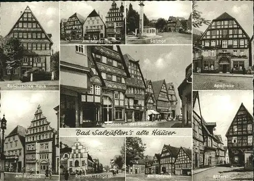 Bad Salzuflen Apotheke Ritterstr. Salzhof Rathaus Kat. Bad Salzuflen