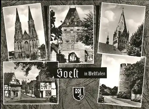Soest Arnsberg Wappen Jakobitor Kirche Kattenturm / Soest /Soest LKR