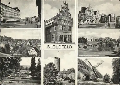 Bielefeld Oetker Halle Rathaus Stadttheater Bauernhaus Muehle Kat. Bielefeld