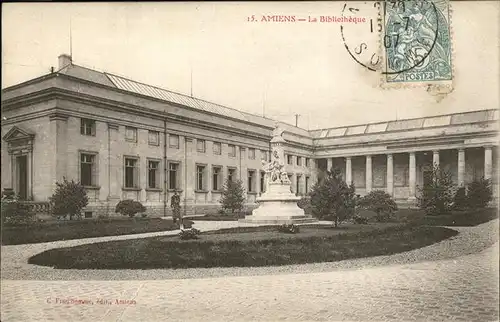 Amiens La Bibliotheque Denkmal