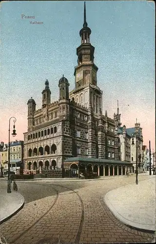 Posen Poznan Rathaus Feldpost / Poznan /