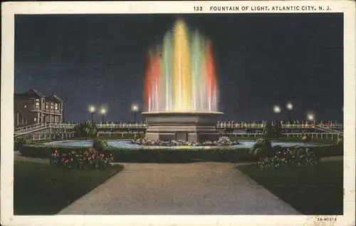 Atlantic City New Jersey Fountain of Light Kat. Atlantic City