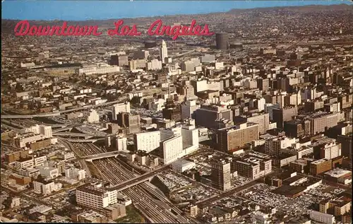 Los Angeles California Downtown aerial view Kat. Los Angeles