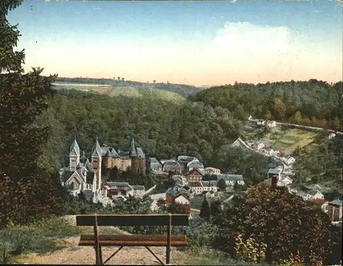 Clervaux Panorama vu de l abbaye Kat. Clervaux