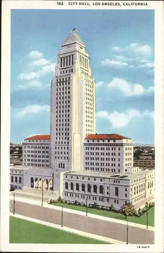 Los Angeles California City Hall Kat. Los Angeles