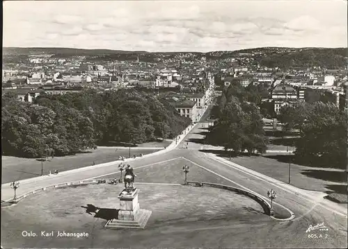 Oslo Oslo Karl Johansgate Denkmal Kat. Oslo