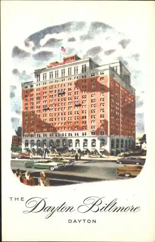 Dayton Ohio The Dayton Biltmore Hotel Kuenstlerkarte Kat. Dayton