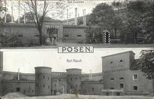 Posen Poznan Fort Grolman Fort Rauch / Poznan /