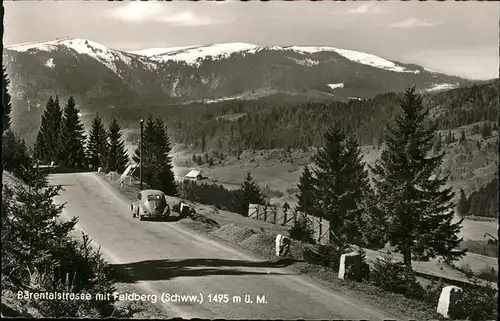 Feldberg Schwarzwald Baerentalstrasse Kat. Feldberg (Schwarzwald)