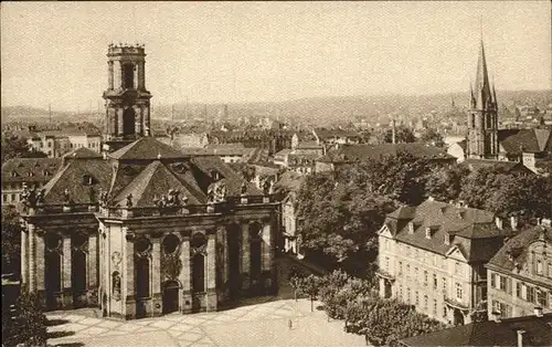 Saarbruecken Ludwigs  u. St. Jakobskirche Kat. Saarbruecken