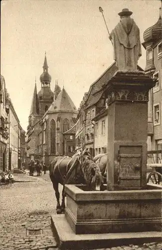 St Wendel Dom Wendelinusbrunnen Kat. Sankt Wendel