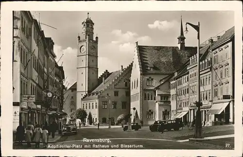 Ravensburg Wuerttemberg Rathaus Blaeserturm / Ravensburg /Ravensburg LKR