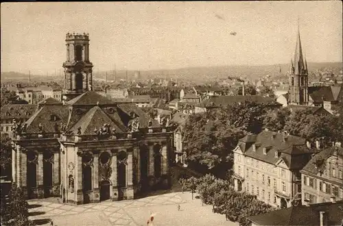 Saarbruecken Ludwigs  und St. Jakobskirche Kat. Saarbruecken